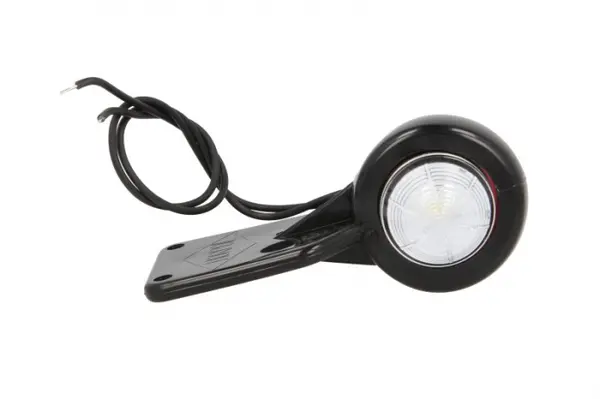 Lumina clarificare dreapta, rosu alb, LED, inaltime 99mm; latime 52mm; adancime 44mm, in relief, lungime cablu 250mm, cu cuier, 12 24V