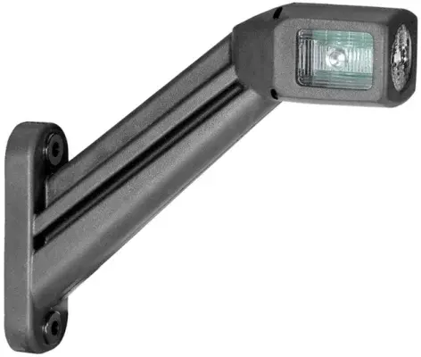 Lumina delimitare dreapta, portocaliu rosu alb, LED; latime 35mm, lungime cablu 500mm, 12 24V (IP6K9K)