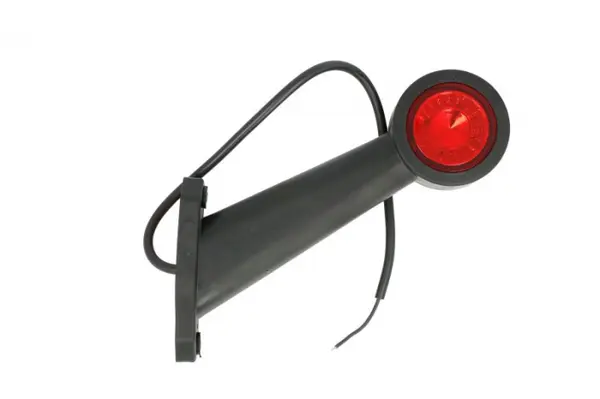 Lumina delimitare dreapta, rosu alb, LED lungime cablu 450mm, pe bratul lung, 12 24V