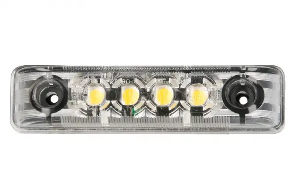 Lumina delimitare stanga dreapta, alb, LED, inaltime 11mm; latime 65mm; adancime 16mm, surub, 12V