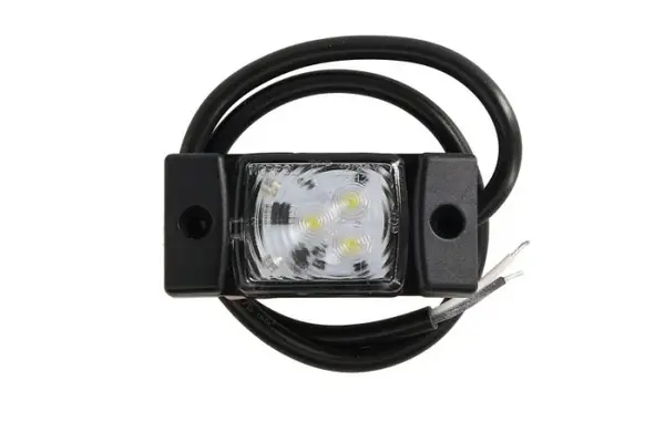 Lumina delimitare stanga dreapta, alb, LED, inaltime 32mm; latime 71mm; adancime 18mm lungime cablu 450mm, fara prindere, 12 24V