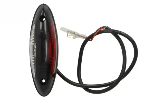 Lumina delimitare stanga dreapta, rosu alb, LED, inaltime 125mm; latime 39mm; adancime 32mm lungime cablu 500mm, fara prindere, 24V