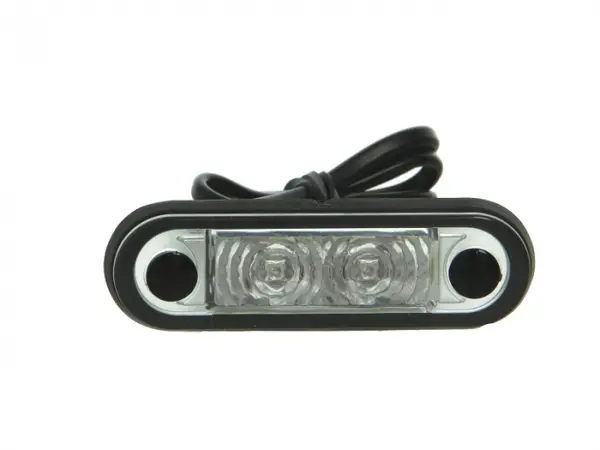 Lumina delimitare stanga dreapta, rosu, LED, inaltime 25,9mm; latime 79mm lungime cablu 500mm, 12 24V
