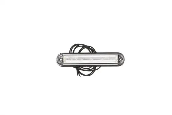Lumina delimitare stanga dreapta; SLIM, alb, 6 LED, inaltime 15,5mm; latime 135mm; adancime 27mm lungime cablu 500mm, 12 24V (SLIM)