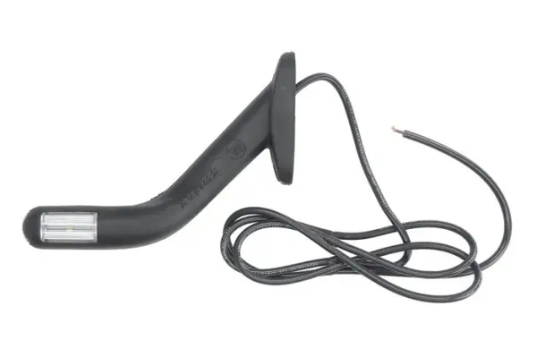 Lumina delimitare stanga, forma: oval, portocaliu rosu alb, LED lungime cablu 1500mm, pe bratul lung, 12 24V
