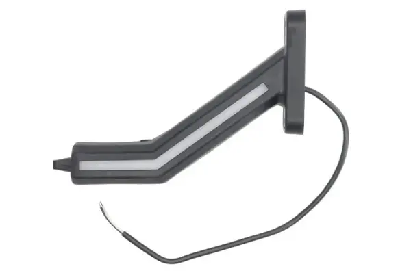 Lumina delimitare stanga, portocaliu rosu alb, LED lungime cablu 400mm, pe bratul lung, 12 24V (IP6K9K)