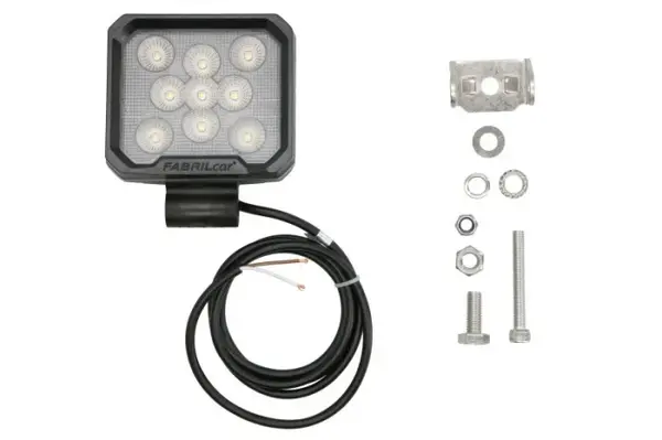 Lumina lucru (LED, 10 30V, 9-59V, 16W, 1500lm, numar diode: 9, lungime: 85mm, inaltime: 98mm, latime: 110mm, adancime: 40mm, lungime cablu: 1,5m, lumina dispersata; carcasa plastic) potrivit ADR WORKF
