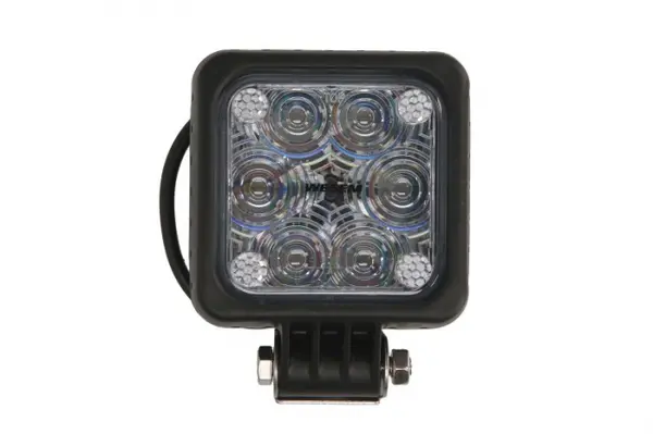 Lumina lucru (LED, 12 24V, 12W, numar elemente LED: 6, lungime: 100mm, inaltime: 100mm, adancime: 76mm, albastru; pentru stivuitoare vehicule de depozit)
