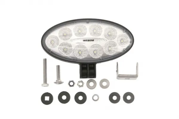 Lumina lucru (LED, 12 24V, 35W, 3000lm, numar elemente LED: 10, lungime: 176mm, inaltime: 87mm, adancime: 86mm, carcasa din aliaj; cu conector Deutsch; unghi de distributie a luminii 60 grade) se po