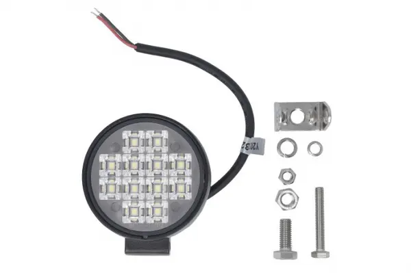 Lumina lucru (LED, 9 12 24 32V, 12W, 1000lm, numar diode: 12, inaltime: 94,6mm, adancime: 30mm, diametru: 77,5mm, lungime cablu: 0,2m)