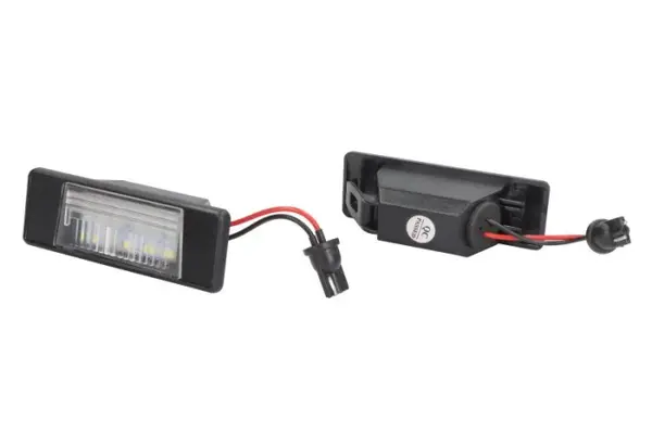 Lumina numar inmatriculare, culoare lumina: alb, 12V, cu aprobare circulatie potrivit NISSAN JUKE, NV200, NV200 EVALIA, PULSAR, QASHQAI I, QASHQAI II, X-TRAIL, X-TRAIL II 11.06-
