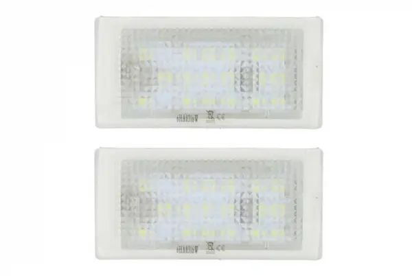 Lumina numar inmatriculare, culoare lumina: alb; set, 12V, cu aprobare circulatie potrivit BMW 3 (E46) 12.98-12.07