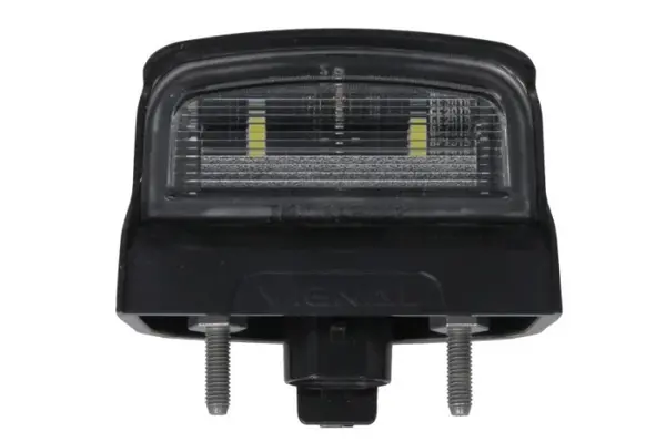 Lumina numar inmatriculare (LED, 12 24V, culoare: negru, culoare sticla: alb, conector: SUPERSEAL)