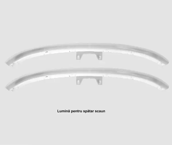 Lumini ambientale dedicate Mercedes-Benz C CLASS W206 2022-2025, RGB Acrilice 2 in 1 Statice cu efect RGB, Control din Aplicatie Bluetooth Display