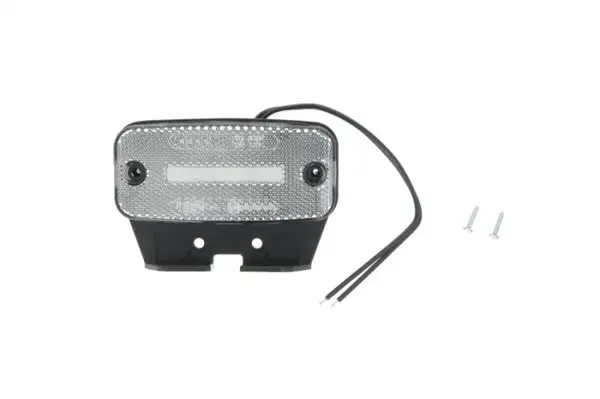 Lumini clarificare stanga dreapta, alb, LED, inaltime 54,2mm; latime 114,4mm; adancime 22,3mm, in relief, cu cuier, 12 24V