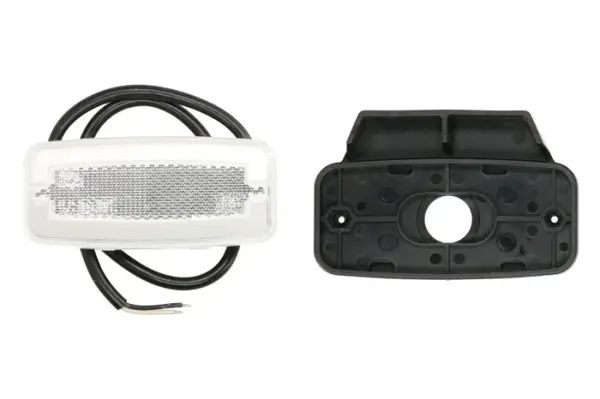 Lumini clarificare stanga dreapta, forma: oval, alb, LED, inaltime 52mm; latime 110,8mm; adancime 20,5mm, in relief, lungime cablu 500mm, cu cuier, 12 24V (tip: neon, IP68)