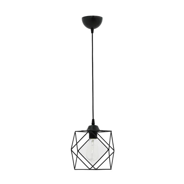 Lustra Alama, negru, 20x20x74 cm