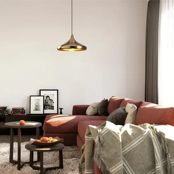 Lustra Berceste Auriu 35x35x116 cm