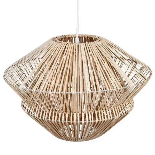 Lustra cu o singura lumina PWL-1102 pakoworld E27 bej, 44x31 cm