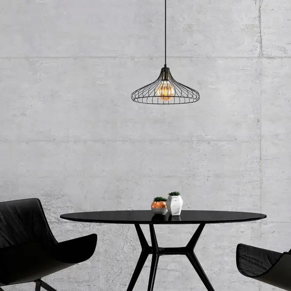 Lustra Depay Negru 36x36x120 cm