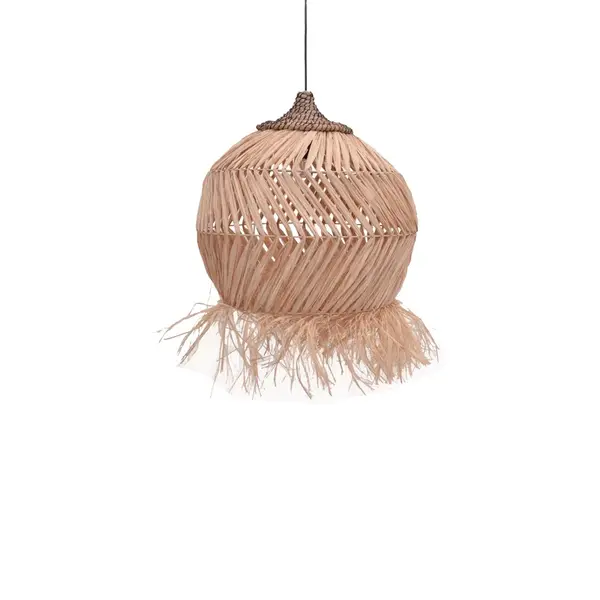 Lustra Koronse fibre eco culoare naturala 55x55x68+ cm