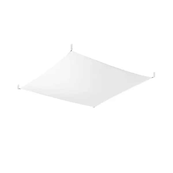 Lustra Luna Alb 3000K 140x140x15 cm