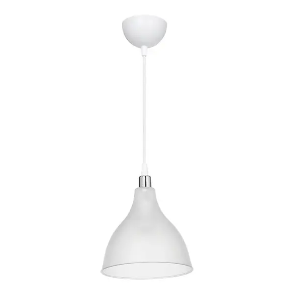 Lustra Orazio transparent alb 18.5x18.5x56 cm
