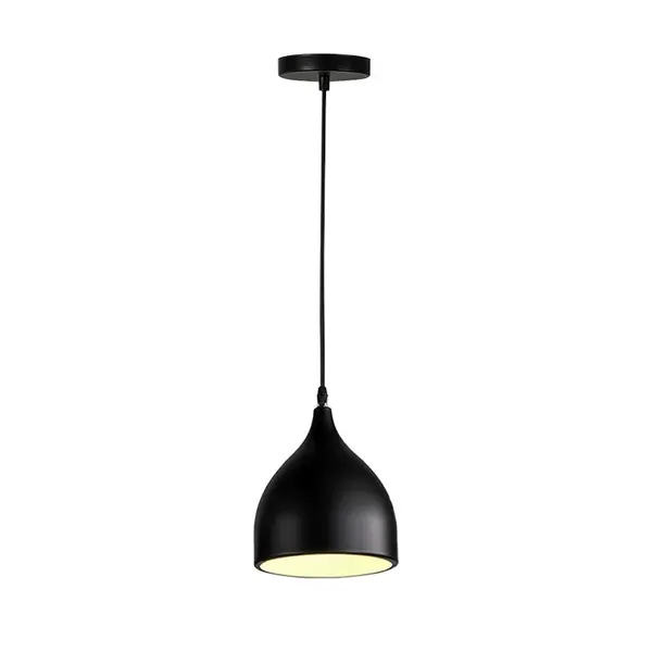 Lustra Perce metal, alb, 17x17x100 cm