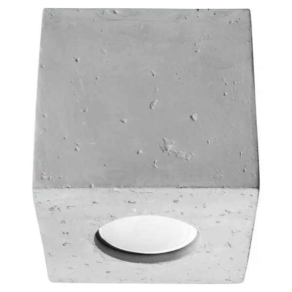 Lustra Quad din beton Gri 10x10x10 cm