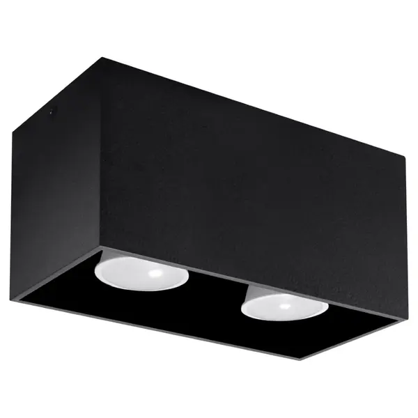 Lustra Quad Negru 20x10x10 cm