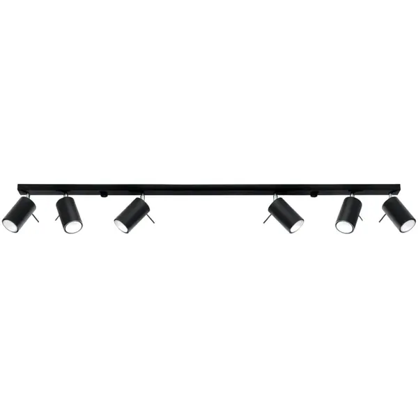 Lustra Ring Negru 118x6x16 cm