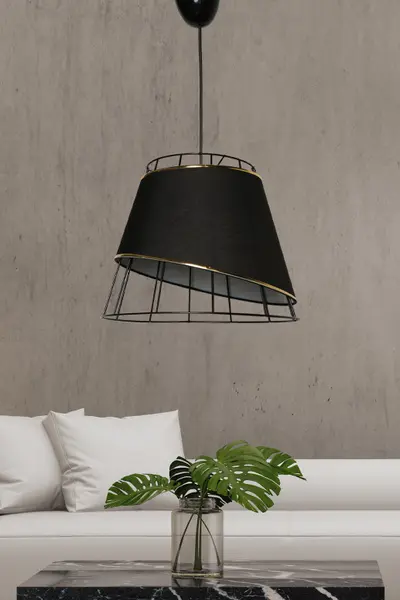 Lustra Sione - Black Negru/Auriu