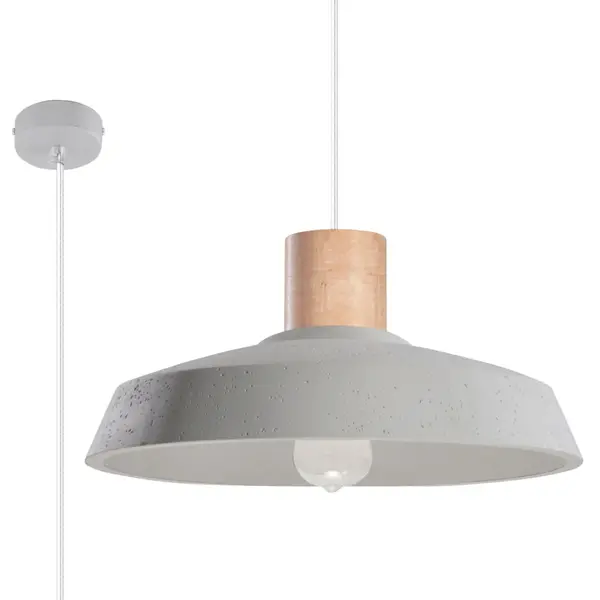Lustra suspendata Afra Gri 40x40x115 cm