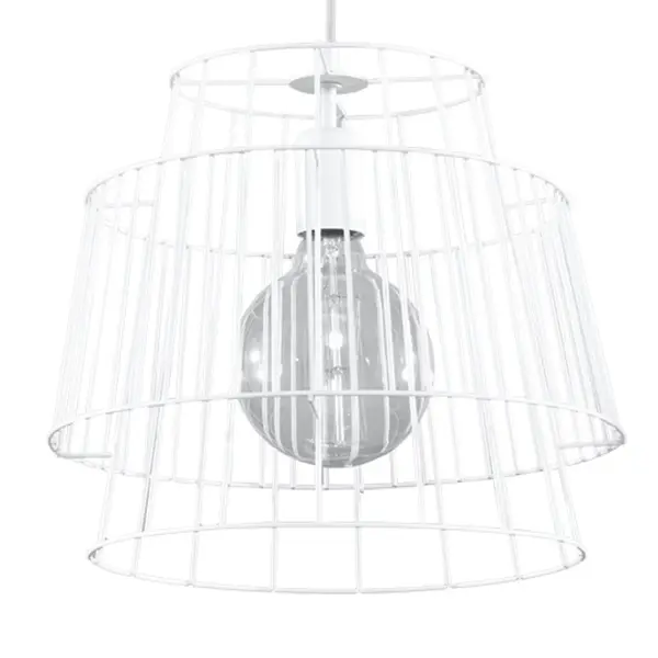 Lustra suspendata Gate Alb 35x35x130 cm
