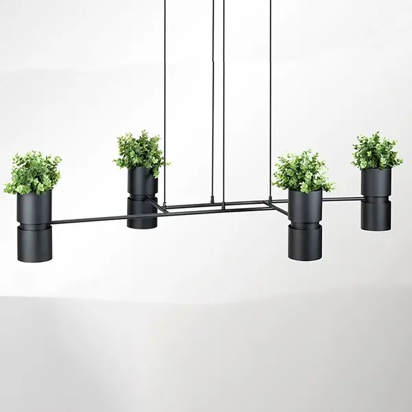 Lustra suspendata Kukkia Negru 142x62x150 cm