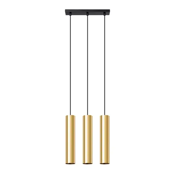 Lustra suspendata Lagos Auriu lucios 45x6x90 cm