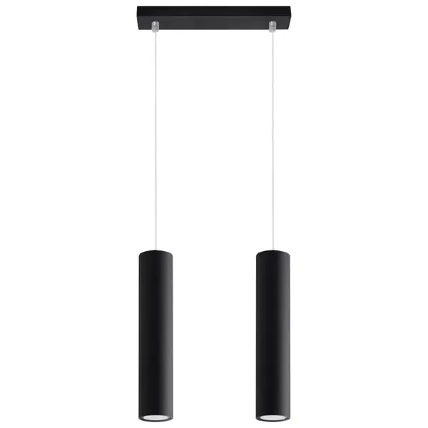 Lustra suspendata Lagos Negru 30x6x90 cm