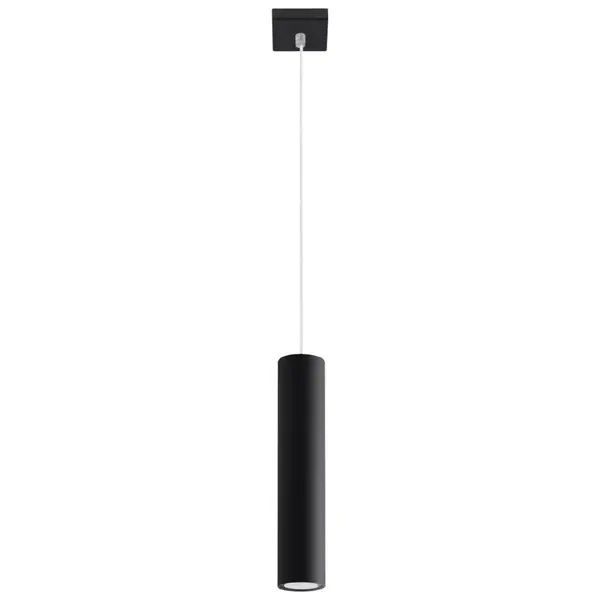 Lustra suspendata Lagos Negru 8x8x100 cm