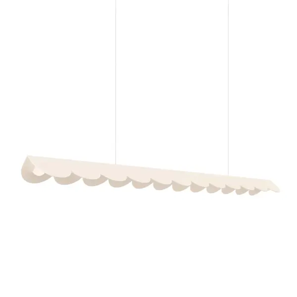 Lustra suspendata LED Biscuit Bej 3000K 131x13x200 cm