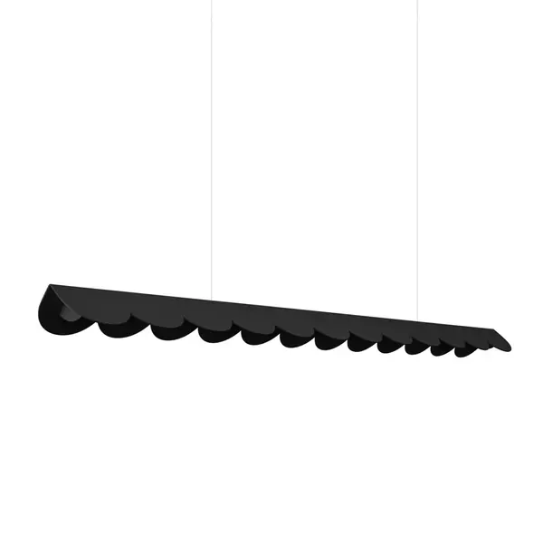 Lustra suspendata LED Biscuit Negru 4000K 131x13x200 cm