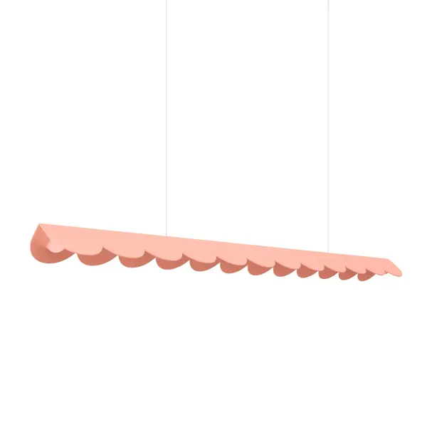 Lustra suspendata LED Biscuit Peach 4000K 131x13x200 cm