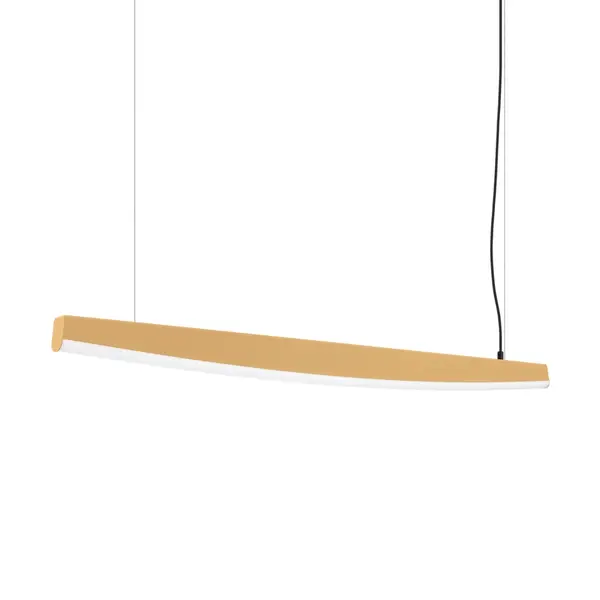 Lustra suspendata LED Jorun 120 Auriu 4000K 120x3x210 cm