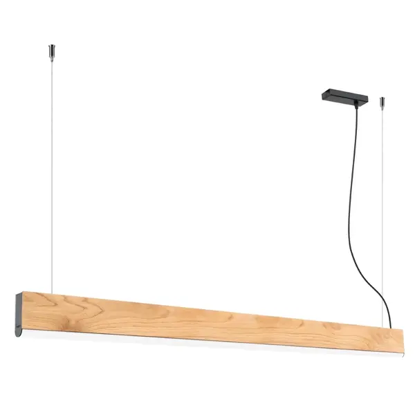 Lustra suspendata LED Lykke Stejar 4000K 150x3.5x150 cm