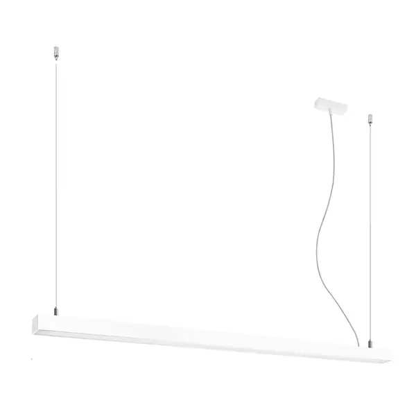 Lustra suspendata LED Pinne Alb 3000K 150x6x150 cm
