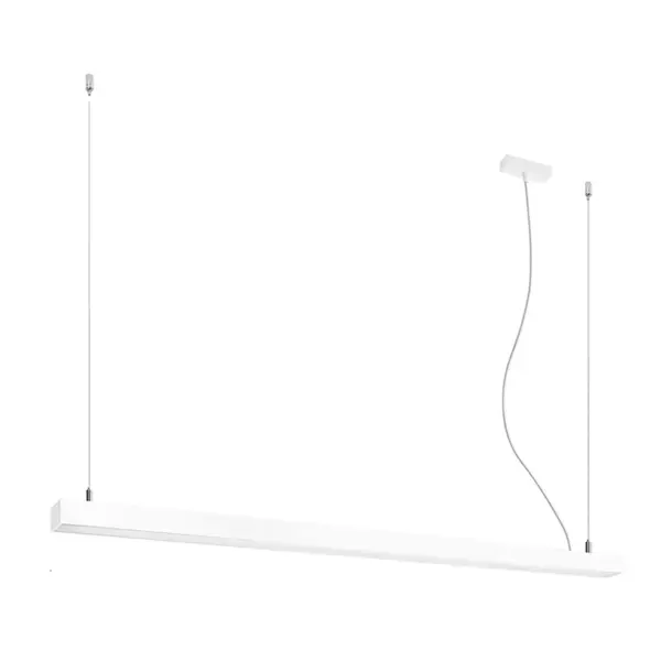 Lustra suspendata LED Pinne Alb 4000K 150x6x150 cm