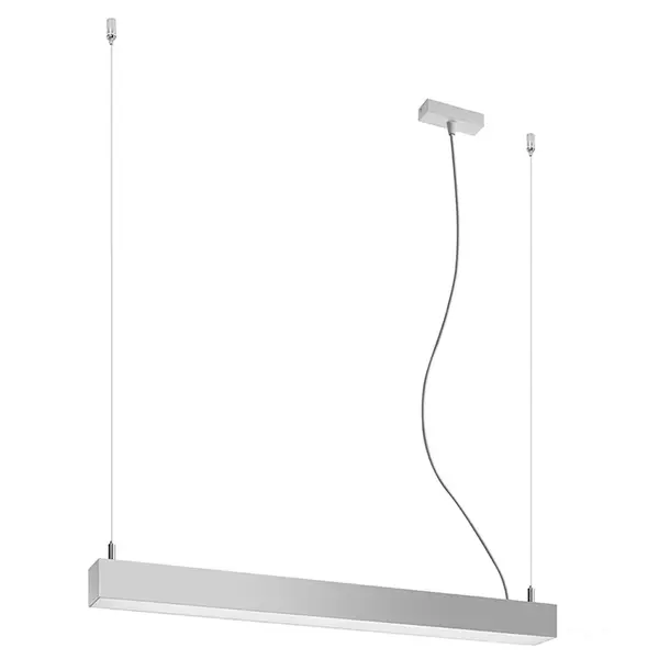 Lustra suspendata LED Pinne Gri 3000K 67x6x150 cm