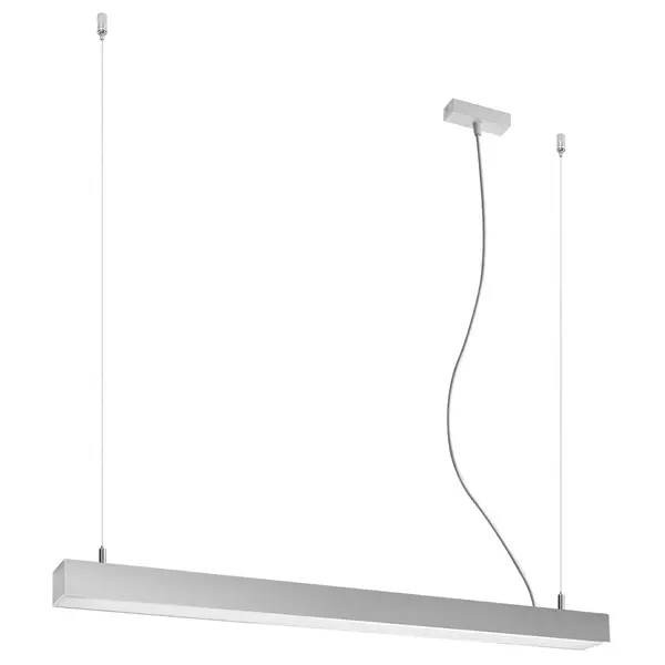 Lustra suspendata LED Pinne Gri 3000K 90x6x150 cm