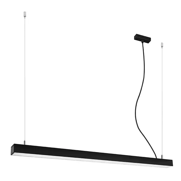 Lustra suspendata LED Pinne Negru 4000K 118x6x150 cm