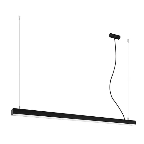 Lustra suspendata LED Pinne Negru 4000K 150x6x150 cm