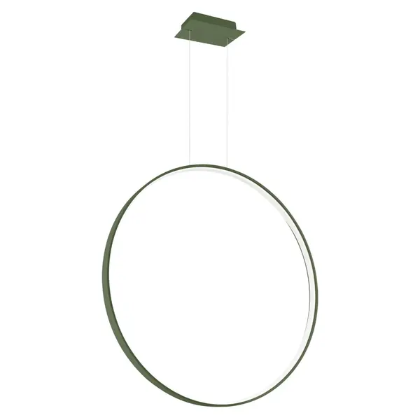 Lustra suspendata LED Rio 78 Olive 3000K 78x16x150 cm